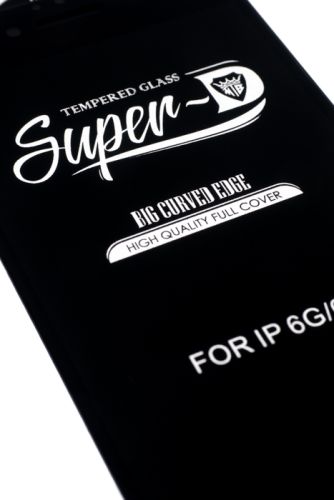 Защитное стекло для iPhone 6/6S Mietubl Super-D пакет черный оптом, в розницу Центр Компаньон фото 2