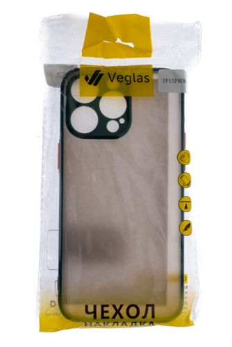 Чехол-накладка для iPhone 15 Pro Max VEGLAS Fog зеленый оптом, в розницу Центр Компаньон фото 3