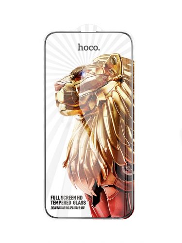 Защитное стекло для iPhone 16 Pro HOCO G9 Full screen HD черный оптом, в розницу Центр Компаньон