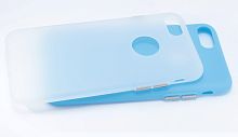 Купить Чехол-накладка для iPhone 7/8/SE AiMee Отверстие синий, Ограниченно годен оптом, в розницу в ОРЦ Компаньон