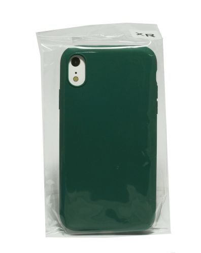 Чехол-накладка для iPhone XR LATEX темно-зеленый оптом, в розницу Центр Компаньон фото 2