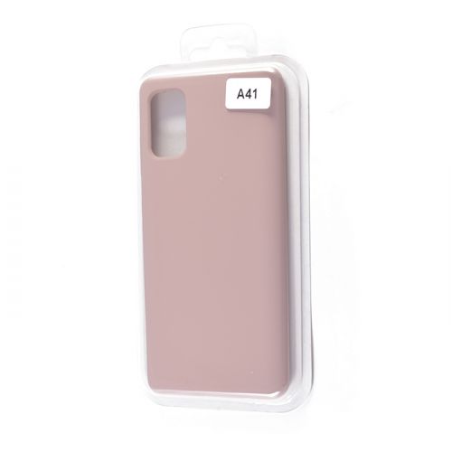 Чехол-накладка для Samsung A415F A41 VEGLAS SILICONE CASE закрытый светло-розовый (18) оптом, в розницу Центр Компаньон