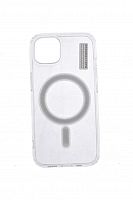 Чехол-накладка для iPhone 13 Clear TPU поддержка MagSafe Pop-up window прозрачный коробка - фото