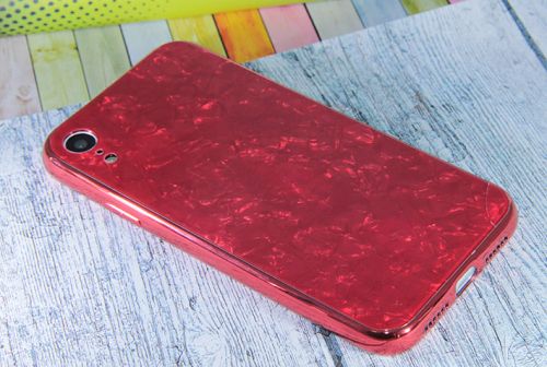 Чехол-накладка для iPhone XR SPANGLES GLASS TPU красный																														 оптом, в розницу Центр Компаньон фото 2