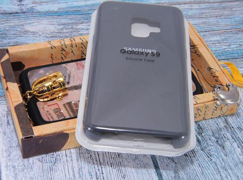 Чехол-накладка для Samsung G960F S9 SILICONE CASE темно-серый оптом, в розницу Центр Компаньон фото 2