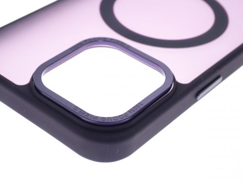 Чехол-накладка для iPhone 15 Pro Max VEGLAS Fog Magnetic фиолетовый оптом, в розницу Центр Компаньон фото 3