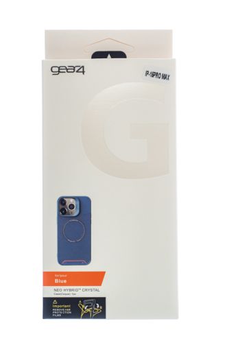 Чехол-накладка для iPhone 15 Pro Max GEAR4 TPU поддержка MagSafe коробка синий оптом, в розницу Центр Компаньон фото 4