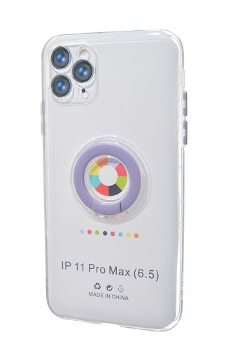 Чехол-накладка для iPhone 11 Pro Max NEW RING TPU сиреневый оптом, в розницу Центр Компаньон фото 2