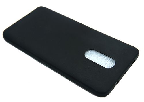 Чехол-накладка для XIAOMI Redmi Note4 FASHION TPU матовый б/отв черный оптом, в розницу Центр Компаньон фото 3
