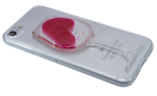 Чехол-накладка для iPhone 7/8/SE БОКАЛ TPU розовый оптом, в розницу Центр Компаньон фото 3