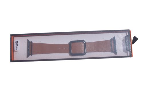 Ремешок для Apple Watch Square buckle 42/44mm коричневый оптом, в розницу Центр Компаньон фото 3