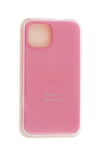 Чехол-накладка для iPhone 14 SILICONE CASE закрытый розовый (6) оптом, в розницу Центр Компаньон