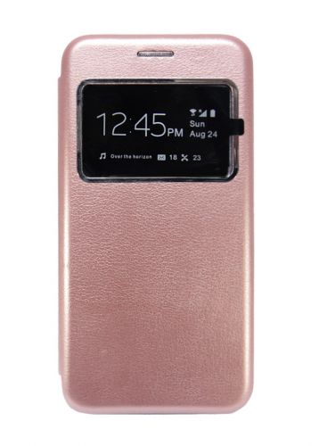 Чехол-книжка для Samsung G570 J5 Prime BUSINESS ONE WINDOW розовое золото - фото