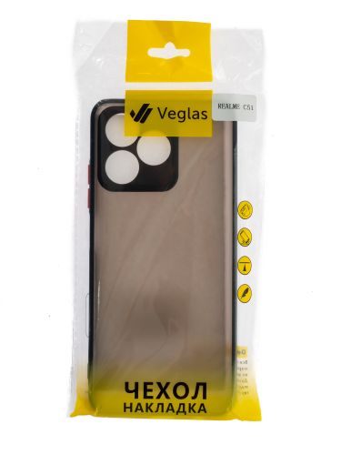 Чехол-накладка для REALME С51 VEGLAS Fog черный оптом, в розницу Центр Компаньон фото 3