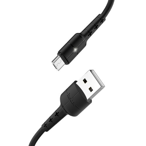 Кабель USB-Micro USB HOCO X30 Star 2.0A 1.2м черный оптом, в розницу Центр Компаньон фото 3
