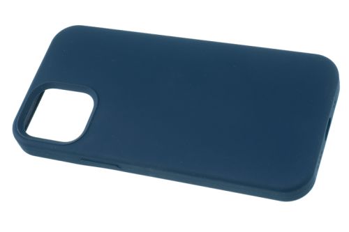 Чехол-накладка для iPhone 12 Mini SILICONE TPU поддержка MagSafe темно-синий коробка оптом, в розницу Центр Компаньон фото 2