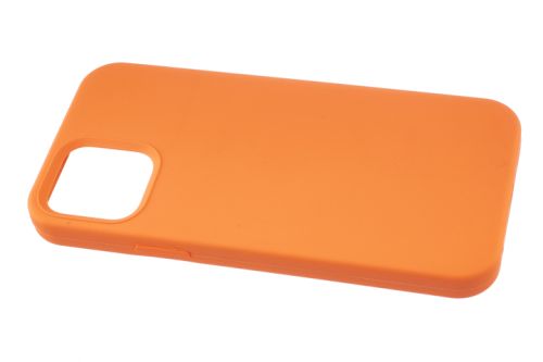 Чехол-накладка для iPhone 12\12 Pro SILICONE TPU поддержка MagSafe оранжевый коробка оптом, в розницу Центр Компаньон фото 2