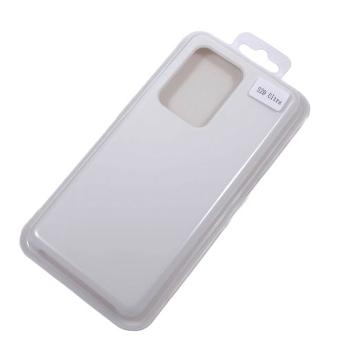 Чехол-накладка для Samsung G988 S20 Ultra SILICONE CASE NL белый (9) оптом, в розницу Центр Компаньон фото 2