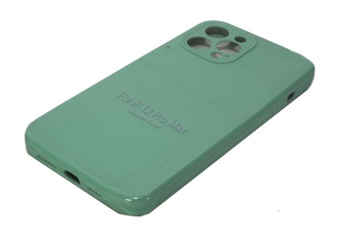 Чехол-накладка для iPhone 12 Pro Max VEGLAS SILICONE CASE NL Защита камеры ментоловый (50) оптом, в розницу Центр Компаньон фото 2