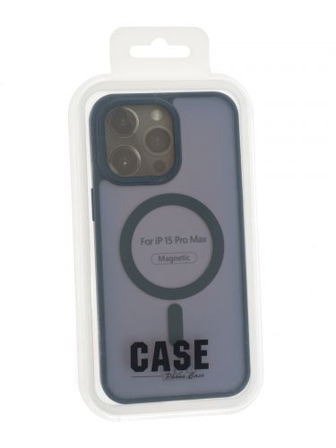 Чехол-накладка для iPhone 15 Pro Max VEGLAS Fog Magnetic темно-синий оптом, в розницу Центр Компаньон фото 4