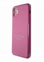 Купить Чехол-накладка для iPhone 11 Pro Max VEGLAS SILICONE CASE NL Защита камеры малиновый (54) оптом, в розницу в ОРЦ Компаньон