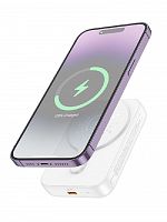 Внешний АКБ пауэр банк HOCO J117A 10000mAh Esteem PD20W белый - фото