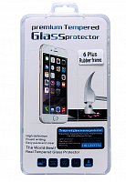 Купить Защитное стекло для iPhone 6 (5.5) TPU RUBBER Frame коробка оптом, в розницу в ОРЦ Компаньон