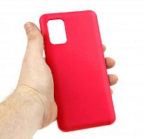 Чехол-накладка для Samsung G980F S20 SILICONE CASE NL красный (1) - фото