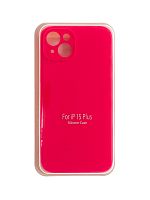 Купить Чехол-накладка для iPhone 15 Plus VEGLAS SILICONE CASE NL Защита камеры глубокий розовый (47) оптом, в розницу в ОРЦ Компаньон