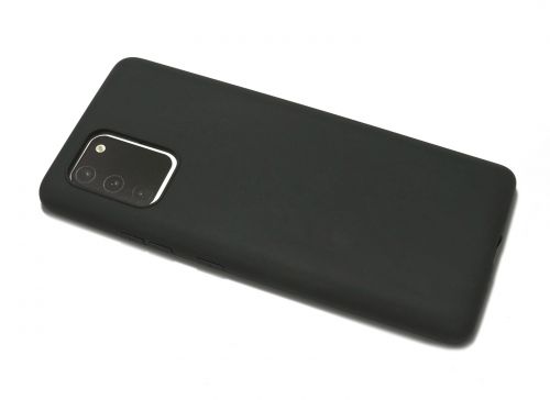 Чехол-накладка для Samsung G770 S10 Lite LATEX черный - оптовая продажа фото 3 Чехол-накладка для Samsung G770 S10 Lite LATEX черный - фото фото 3
