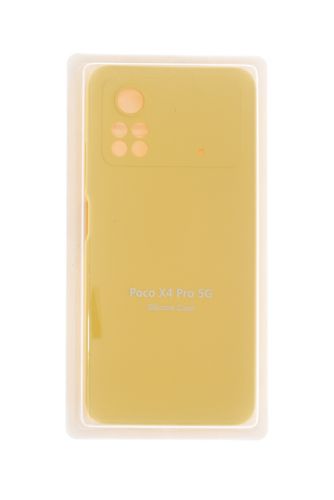 Чехол-накладка для XIAOMI POCO X4 Pro VEGLAS SILICONE CASE закрытый желтый (20) - оптовая продажа Чехол-накладка для XIAOMI POCO X4 Pro VEGLAS SILICONE CASE закрытый желтый (20) - фото