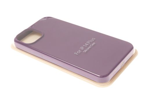 Чехол-накладка для iPhone 14 Plus VEGLAS SILICONE CASE NL закрытый фиолетовый (45) оптом, в розницу Центр Компаньон фото 2