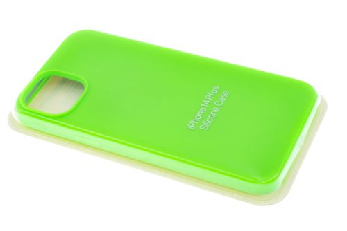 Чехол-накладка для iPhone 14 Plus SILICONE CASE закрытый ярко-зеленый (31) оптом, в розницу Центр Компаньон фото 2