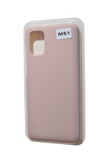 Чехол-накладка для Samsung M515F M51 VEGLAS SILICONE CASE закрытый светло-розовый (18) оптом, в розницу Центр Компаньон