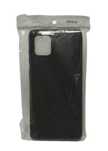 Чехол-накладка для Samsung N770 Note 10 lite FASHION TPU матовый черный оптом, в розницу Центр Компаньон фото 3
