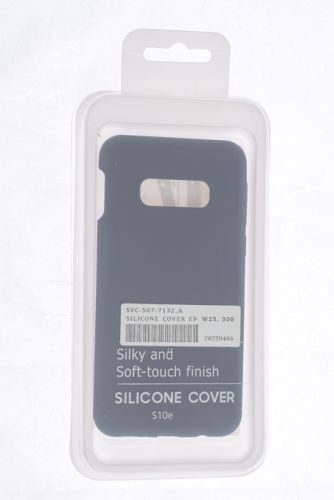 Чехол-накладка для Samsung G970 S10 E SILICONE CASE NL OP закрытый темно-синий (8) оптом, в розницу Центр Компаньон фото 4