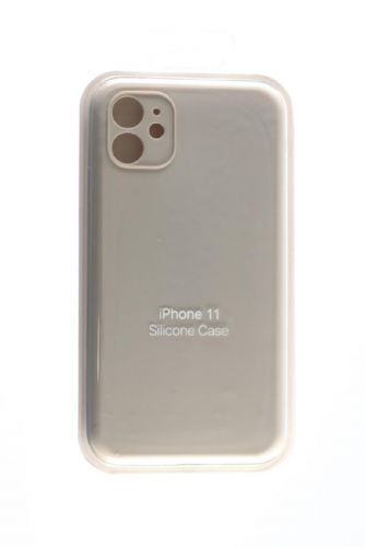 Чехол-накладка для iPhone 11 SILICONE CASE Защита камеры кремовый (11) - оптовая продажа Чехол-накладка для iPhone 11 SILICONE CASE Защита камеры кремовый (11) - фото