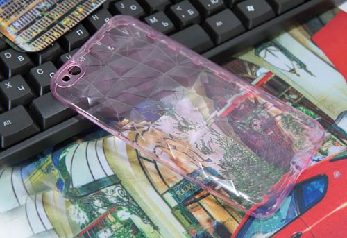 Чехол-накладка для XIAOMI Redmi Y1 JZZS Diamond TPU розовая - фото