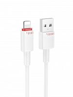 Кабель USB Lightning 8Pin BOROFONE BX110 3A 1м белый - фото