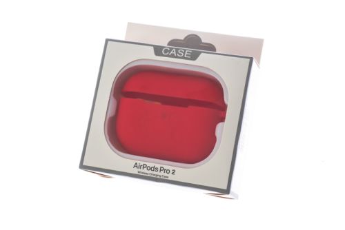 Чехол для наушников Airpods Pro 2 Silicone красный оптом, в розницу Центр Компаньон фото 4