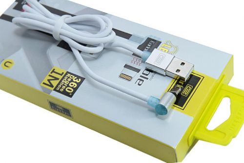 Кабель USB Lightning 8Pin Earldom EC-020i Магнитный 1м белый  - фото