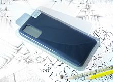 Чехол-накладка для Samsung G985 S20 Plus SILICONE CASE темно-синий - фото