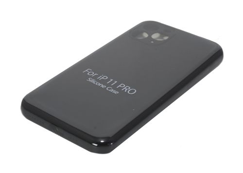 Чехол-накладка для iPhone 11 Pro VEGLAS SILICONE CASE NL Защита камеры черный (18) оптом, в розницу Центр Компаньон фото 2