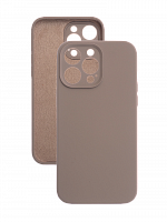 Чехол-накладка для iPhone 14 VEGLAS SILICONE CASE Защита камеры розовый (6) - фото