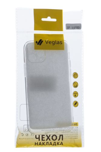 Чехол-накладка для iPhone 11 Pro VEGLAS Air Защита камеры прозрачный оптом, в розницу Центр Компаньон фото 3