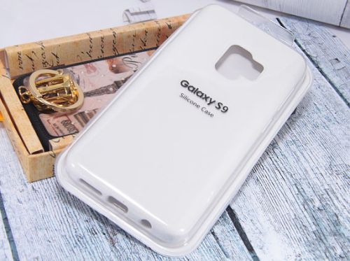Чехол-накладка для Samsung G960F S9 SILICONE CASE закрытый белый оптом, в розницу Центр Компаньон фото 2