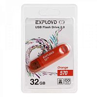 USB флэш карта 32 Gb USB 2.0 Exployd 570 красный - фото