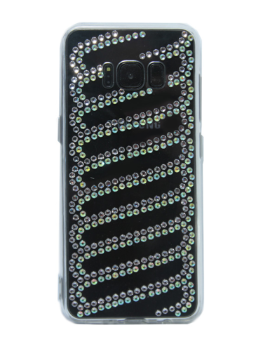 Чехол-накладка для SAMSUNG G950F S8 YOUNICOU стразы LINES PC+TPU Вид 4 оптом, в розницу Центр Компаньон