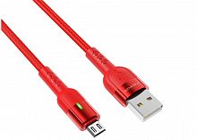Купить Кабель USB-Micro USB BOROFONE BU17 Starlight 2.4A 1.2м красный оптом, в розницу в ОРЦ Компаньон
