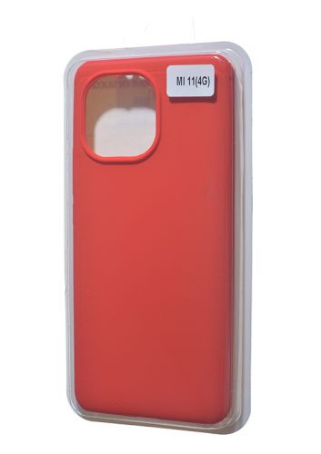 Чехол-накладка для XIAOMI Mi 11 VEGLAS SILICONE CASE закрытый красный (1) оптом, в розницу Центр Компаньон